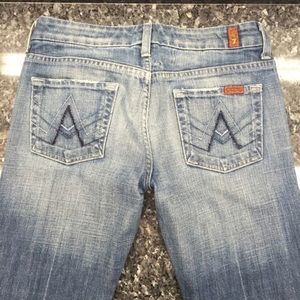 7 for all mankind jeans A rhinestones pockets